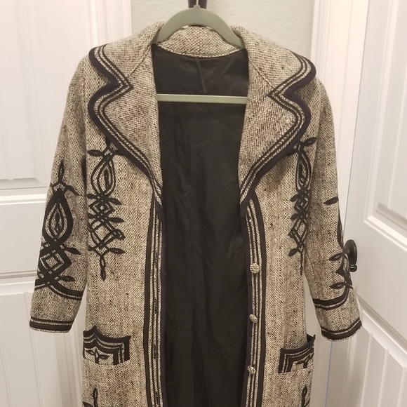Jackets & Blazers - Embroidered trench jacket